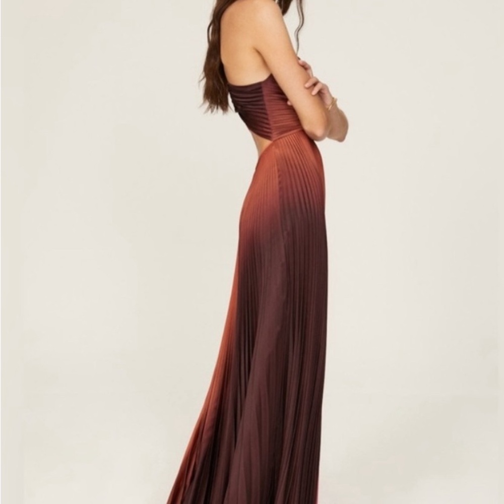 A.L.C. Ombre Pleated Maxi Dress - Picture 5 of 5